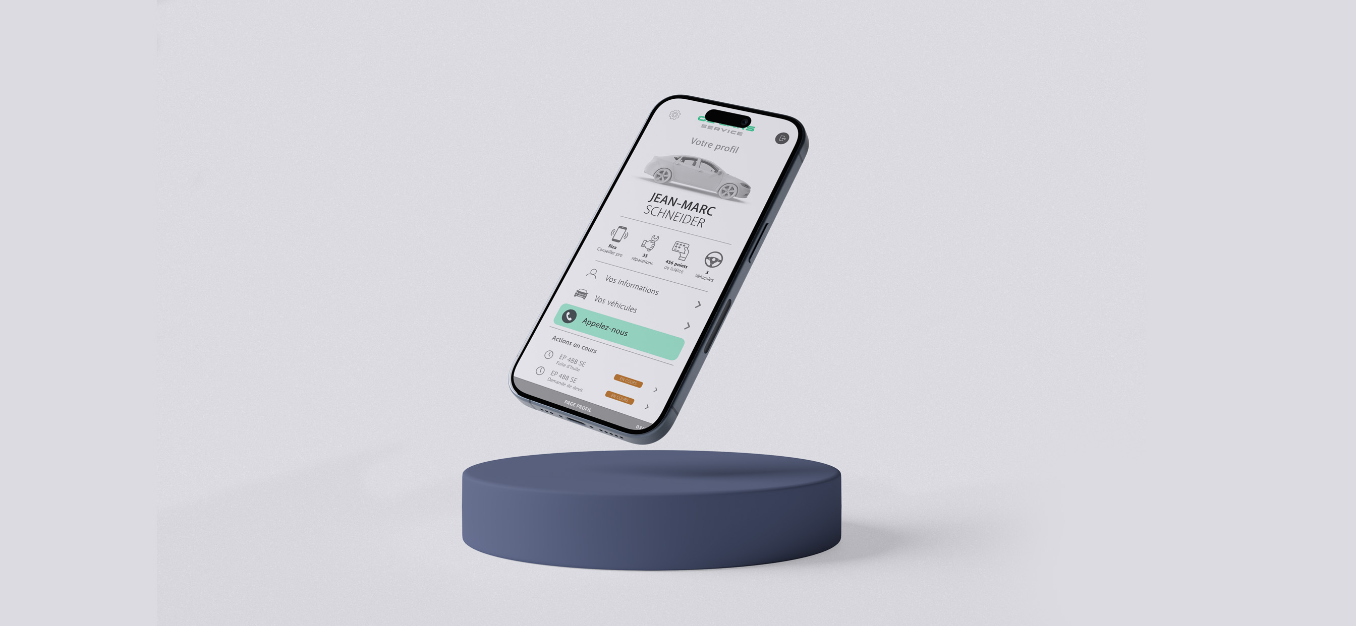 Développement application mobile OzCars pour gestion des devis et factures automobiles
